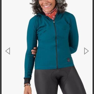 Machines for freedom women’s small twilight wind jacket cycling reflective